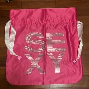 Victoria Secret SEXY Satin / Rhinestone Bag